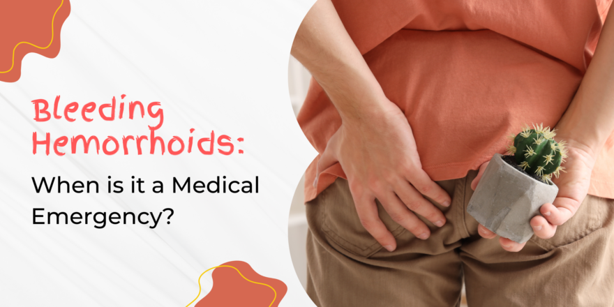 Bleeding hemorrhoids