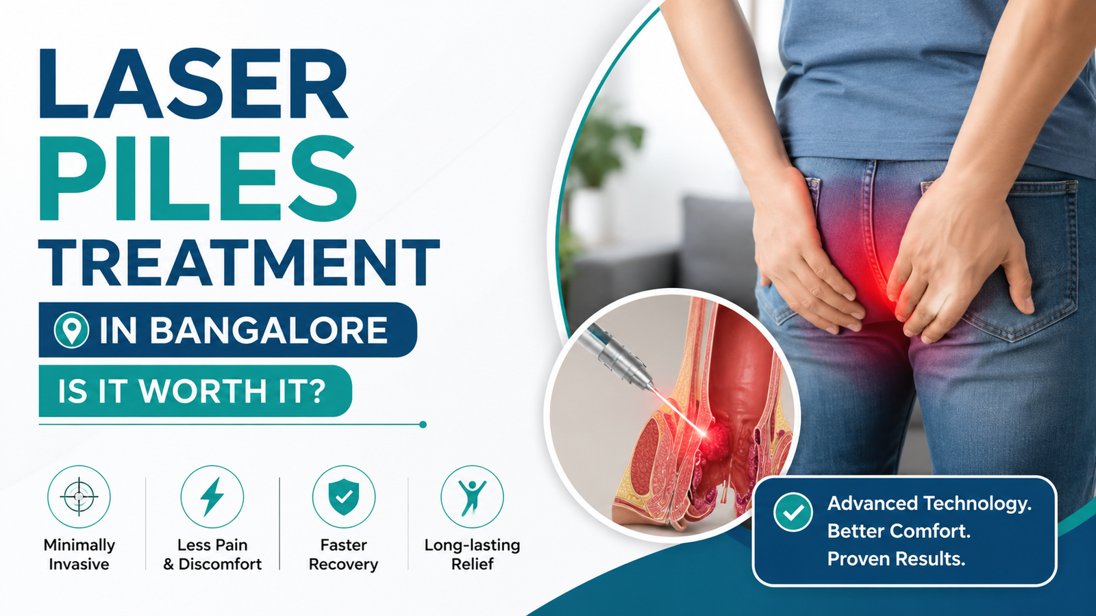 Laser piles treatment