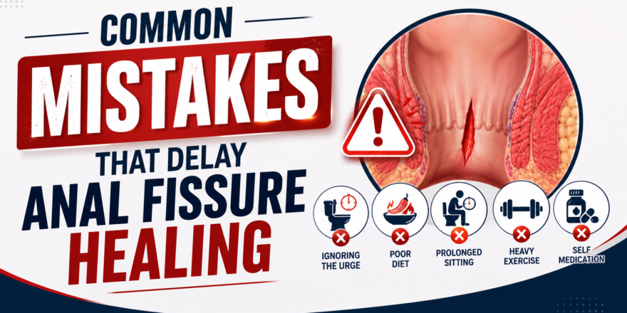 Common Mistakes That Delay Anal Fissure Healing